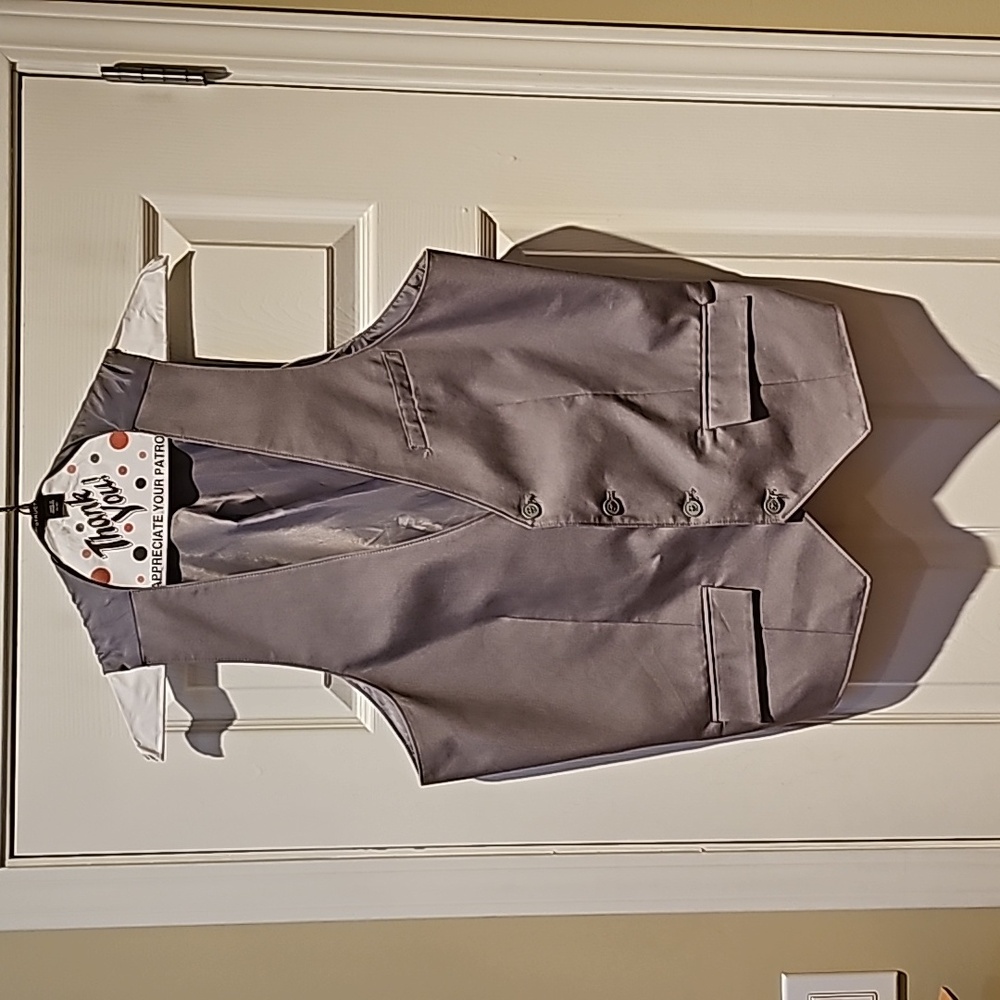 New grey man's waistcoat